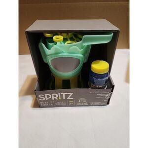 Spritz Bubble Maker Set 20,000 Bubbles in Five Minutes 4 oz Bubbles